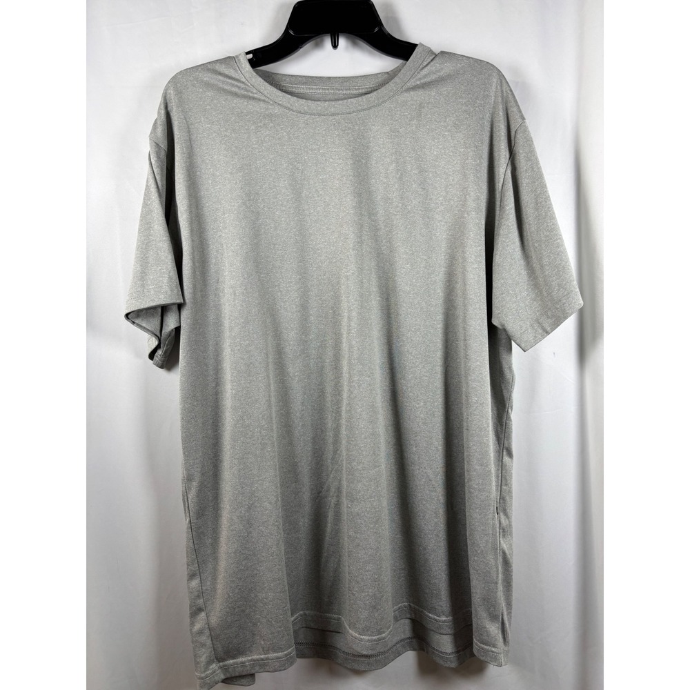 Lot of 4 Mens 2XL Heathered Performance T-Shirts Short Sleeve Crew Neck Basics - Picture 10 of 13